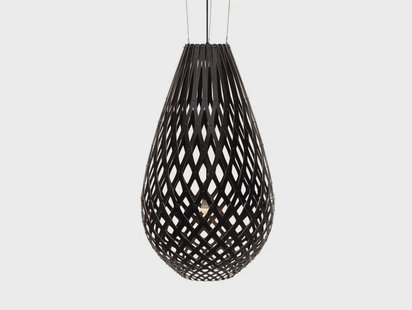 david trubridge - Koura Hanglamp H160 Zwart 2 Kanten