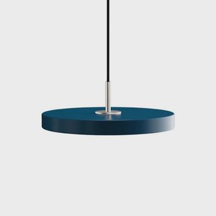 UMAGE - Asteria Hanglamp Mini Petrol Blue/Steel Top
