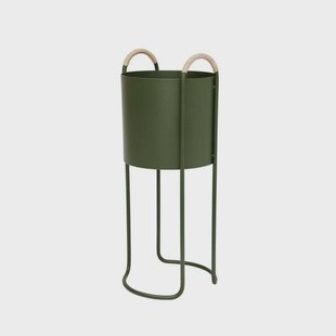 OYOY Living Design - Maki plantenbak/bloembak hoog olijfgroen