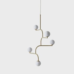 Pholc - Mobil 100 Hanglamp Brass/Opal