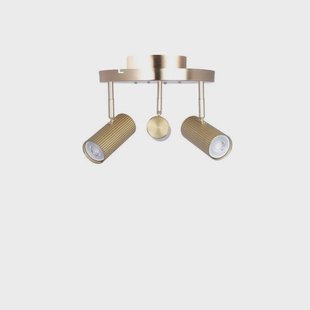 Globen Lighting - Hubble 3 Plafondlamp Brass