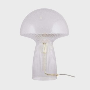 Globen Lighting - Fungo 30 tafellamp, helder, opaal, 42 cm