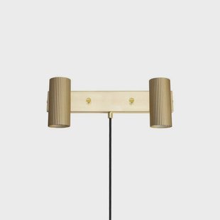 Globen Lighting - Hubble 2 Wandlamp Brushed Brass