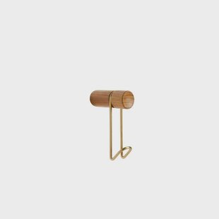 Woud - Around Kapstokhaak Small Oak/Brass