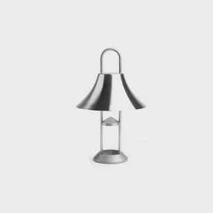 HAY - Mousqueton Portable Tafellamp Brushed Stainless Steel