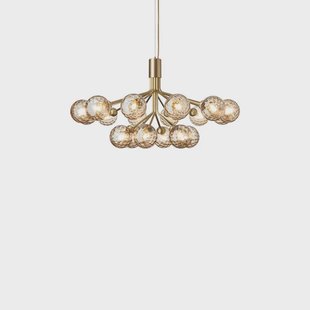 Nuura Aps - Apiales 18 Chandelier Brushed Brass/Optic Gold Nuura