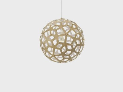 david trubridge - Coral Hanglamp Ø60 Wit 1 Kant