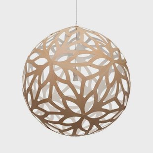 david trubridge - Floral Hanglamp Ø120 Wit 1 Kant