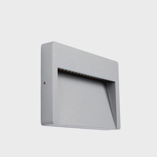 Hyperion 7,5W Buiten Wandlamp Grijs FLOS - Terras - Metaal