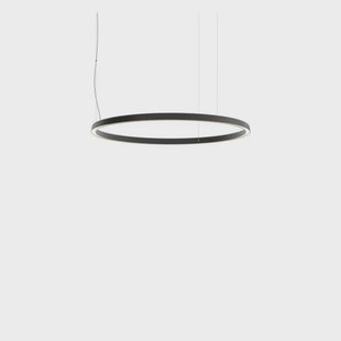 Compendium Circle LED Hanglamp Ø110 Black Luceplan - Eetkamer - Aluminium