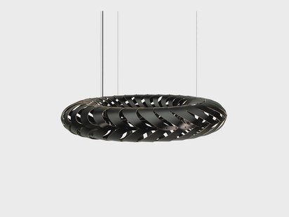 david trubridge - Maru Hanglamp Ø110 Zwart 2 Kanten