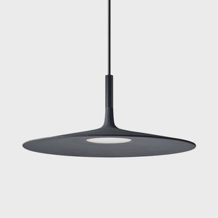 Aplomb LED Hanglamp Large Anthracite Foscarini - Eetkamer - Beton