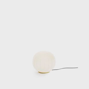 Lita Tafellamp Low Ø30 Brass Luceplan - Woonkamer - Glas