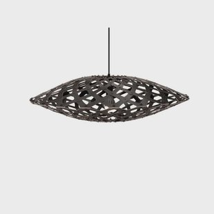david trubridge - Flax Hanglamp Ø80 Zwart 2 Kanten