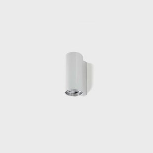 E04 Wandlamp H46,5xØ13,4 Mat Wit Luceplan - Woonkamer - Aluminium
