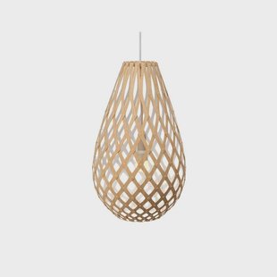 david trubridge - Koura Hanglamp H75 Wit 1 Kant