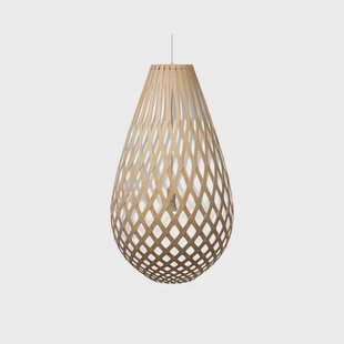 david trubridge - Koura Hanglamp H100 Wit 1 Kant