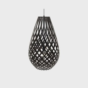 david trubridge - Koura Hanglamp H100 Zwart 2 Kanten
