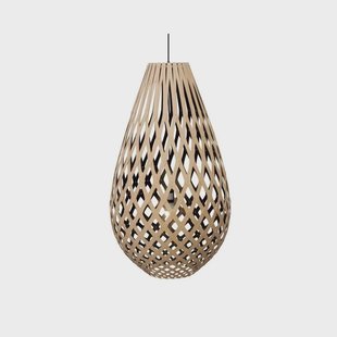 david trubridge - Koura Hanglamp H100 Zwart 1 Kant