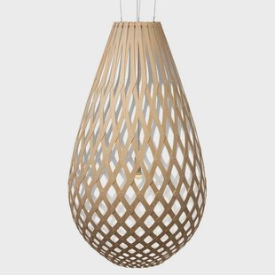 david trubridge - Koura Hanglamp H160 Wit 1 Kant