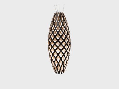 david trubridge - Hinaki Hanglamp H140 Zwart 1 Kant