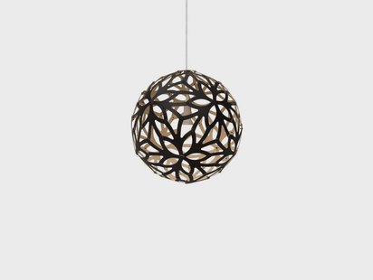 david trubridge - Floral Hanglamp Ø40 Zwart 1 Kant