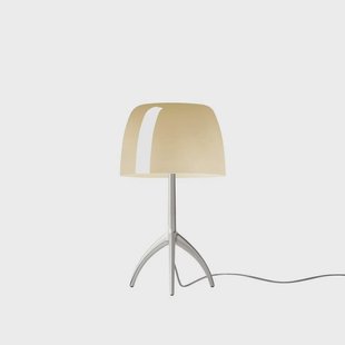 Lumiere Piccola Tafellamp E14 Alu/Warm Wit Foscarini - Woonkamer - Aluminium