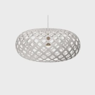 david trubridge - Kina Hanglamp Ø80 Wit 2 Kanten