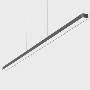 FLOS - Super Line Down Direct LED hanglamp, zwart