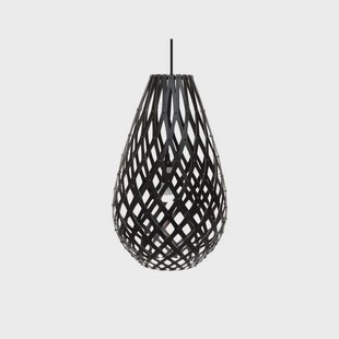 david trubridge - Koura Hanglamp H75 Zwart 2 Kanten