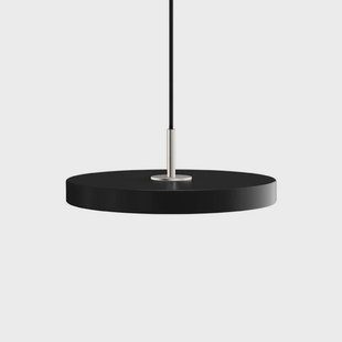 UMAGE - Asteria Hanglamp Mini Black/Steel Top