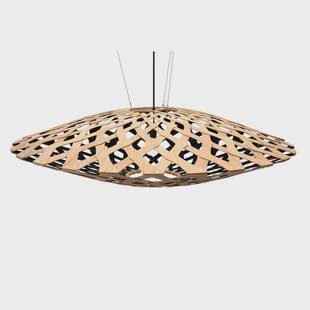 david trubridge - Flax Hanglamp Ø150 Zwart 1 Kant