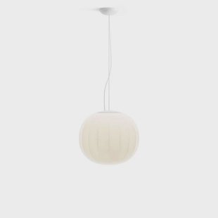 Lita Hanglamp Ø42 White Luceplan - Woonkamer - Glas