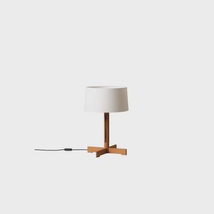 FAD Taffellamp Wit/Eiken Santa & Cole - Woonkamer - Hout