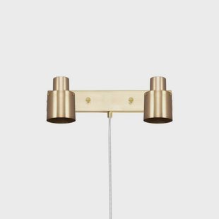 Globen Lighting - Clark 2 Wandlamp Brushed Brass