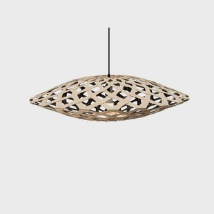 david trubridge - Flax Hanglamp Ø80 Zwart 1 Kant