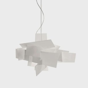 Big Bang LED Large Hanglamp Dimbaar Wit Foscarini - Kunststof