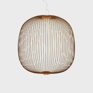Spokes 2 Large LED Hanglamp Dimbaar Koper Foscarini - Metaal