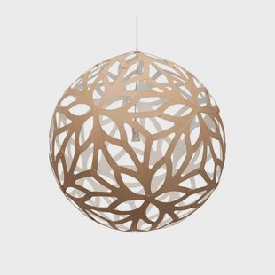 david trubridge - Floral Hanglamp Ø80 Wit 1 Kant