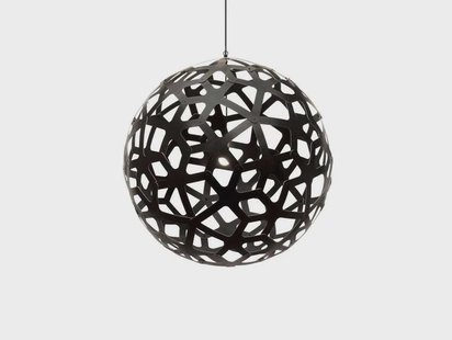david trubridge - Coral Hanglamp Ø100 Zwart 2 Kanten