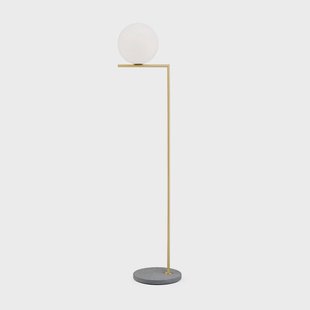 IC F2 Outdoor Brass (Grey Lava Marble) FLOS - Terras - Metaal
