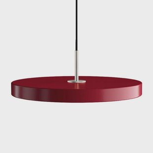 UMAGE - Asteria Hanglamp Medium Ruby Red/Steel Top