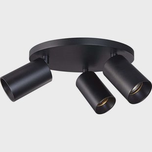 ANTIDARK - SpotOn Circle3 Plafond/Wandlamp Zwart