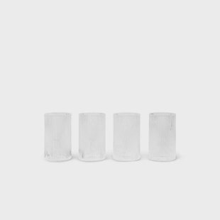 ferm LIVING - Ripple Verrines Set of 4 Clear