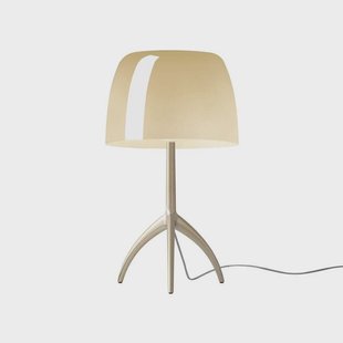 Lumiere Grande tafellamp, goud/beige, 45 cm Foscarini - Woonkamer - Aluminium