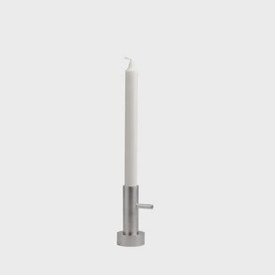 FRITZ HANSEN - Candleholder Single #1 Stainless Steel