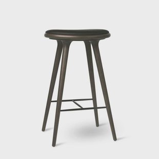 MATER - High Barkruk H74 Sirka Grey Stained Beech