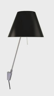 Luceplan - Costanzina Wandlamp Alu/Liquorice Black