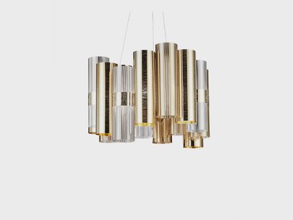 Slamp - La Lollo Hanglamp M Gold