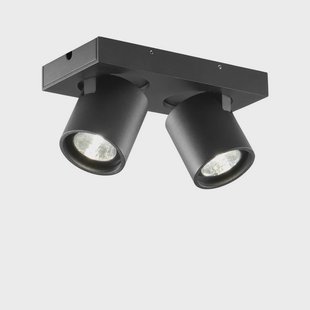 LIGHT-POINT - Focus Mini 2 LED Plafondlamp 3000K Zwart
